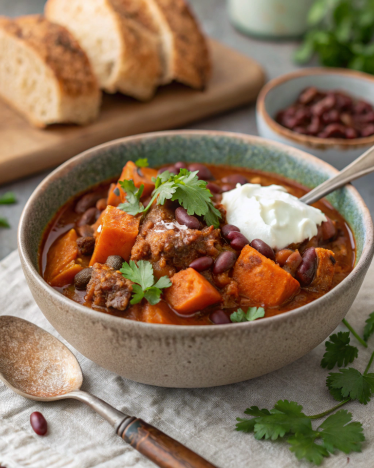 Beef and Sweet Potato Chili