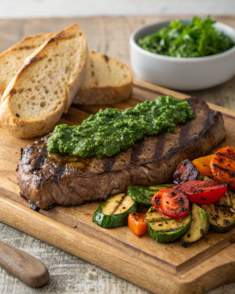 Balsamic Glazed Steak with Rosemary Potatoes