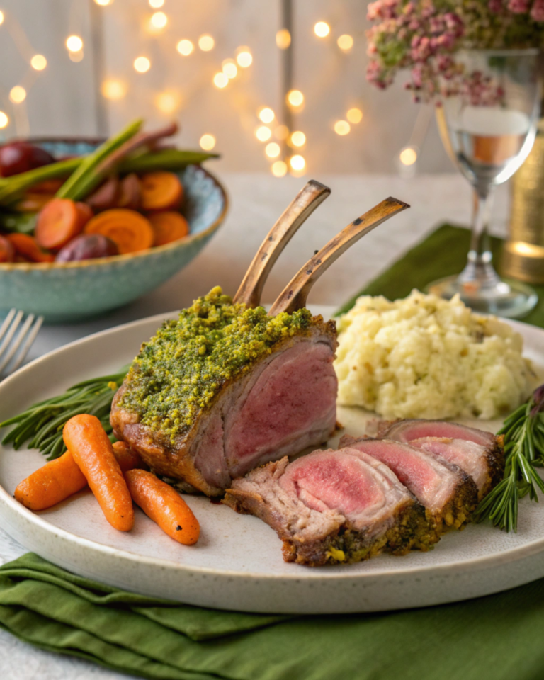 Herb-Crusted Rack of Lamb