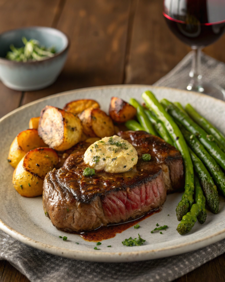 Garlic Herb Butter Steak